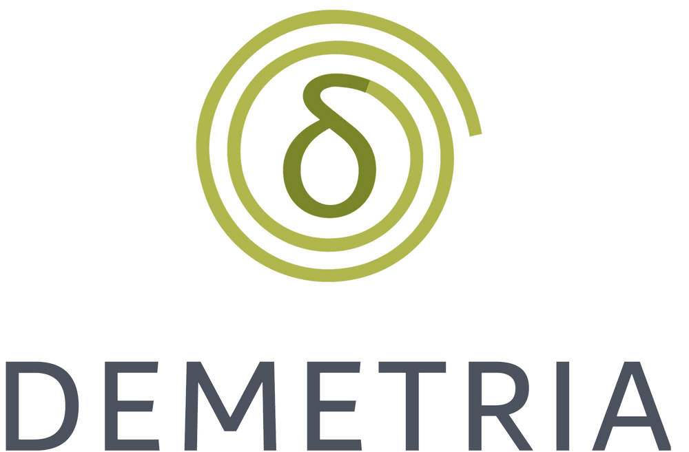 Logo Demetria trasparente